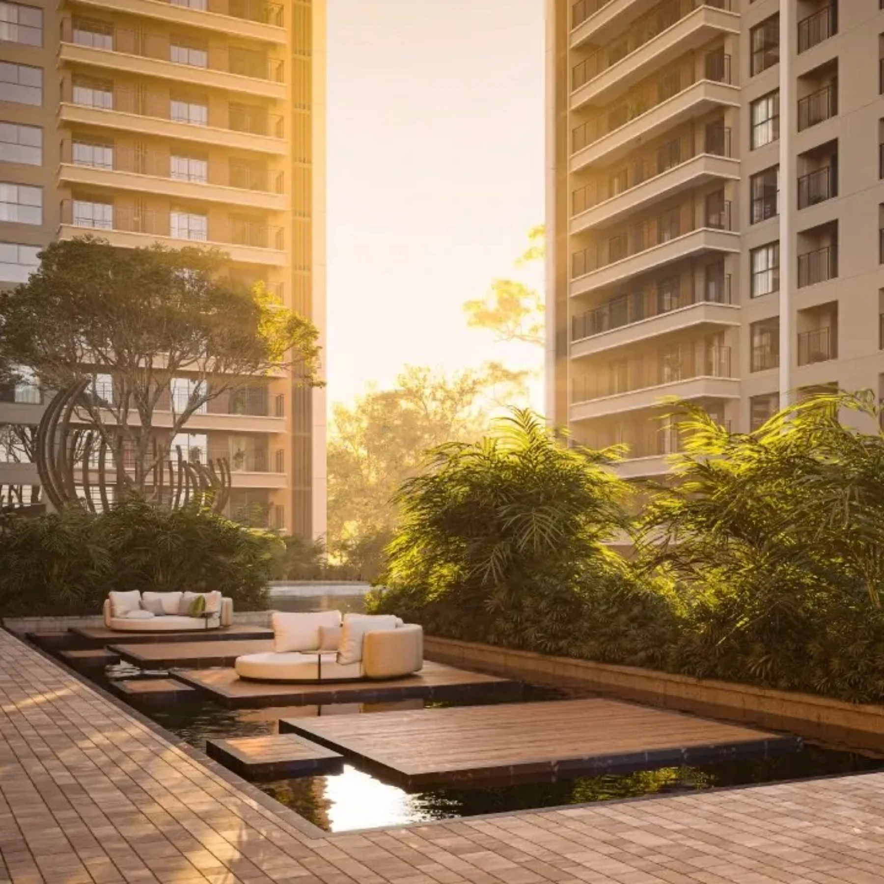 SOBHA Crescent podium lifestyle amenities